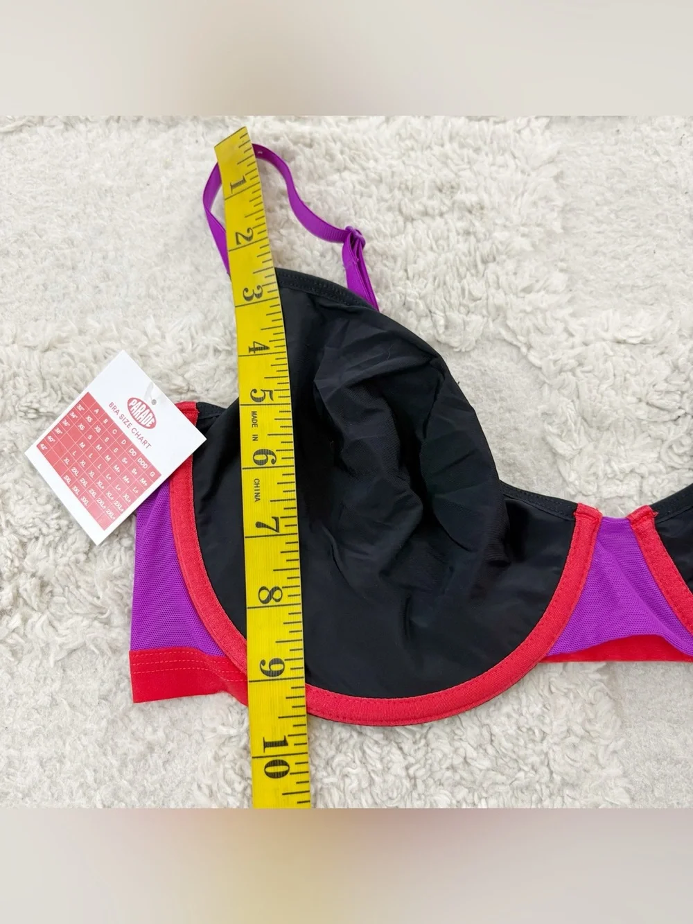 NWT Parade Women's Re:Play Unlined Underwire Bralette M+